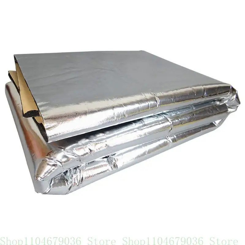 

Aluminum Foam Sticker Sound Heat Insulation Cotton Engine Hood Heat Insulation Sound Deadener Pad Universal Accessories