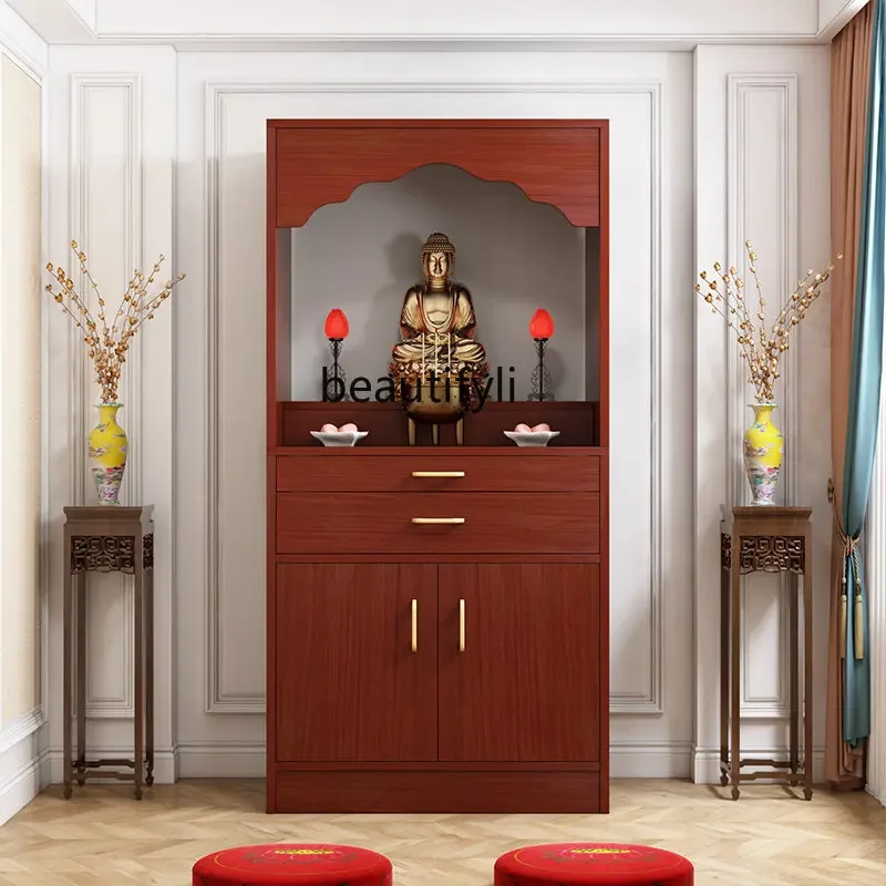 

Household Minimalist Buddha Shrine Shrine Rack Economical God Position Worship Table God of Wealth Cabinet