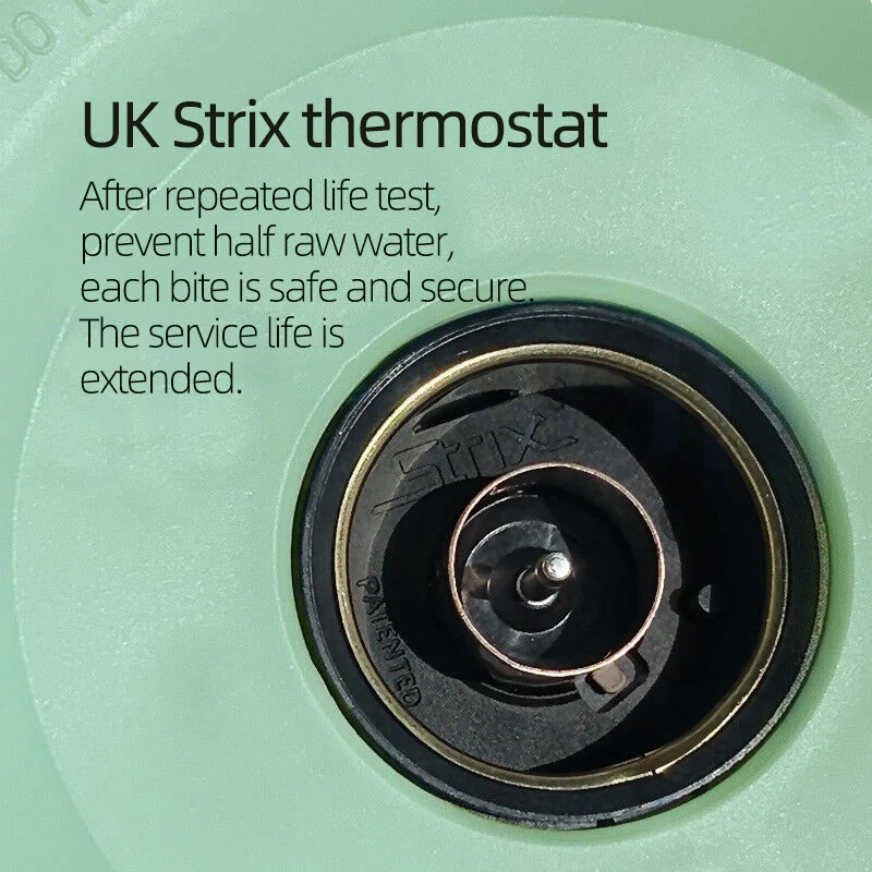 غلاية كهربائية منزلية محمولة ، فولاذ مقاوم للصدأ ، سعة عالية ، انقطاع التيار الكهربائي التلقائي ، فرنسي قديم