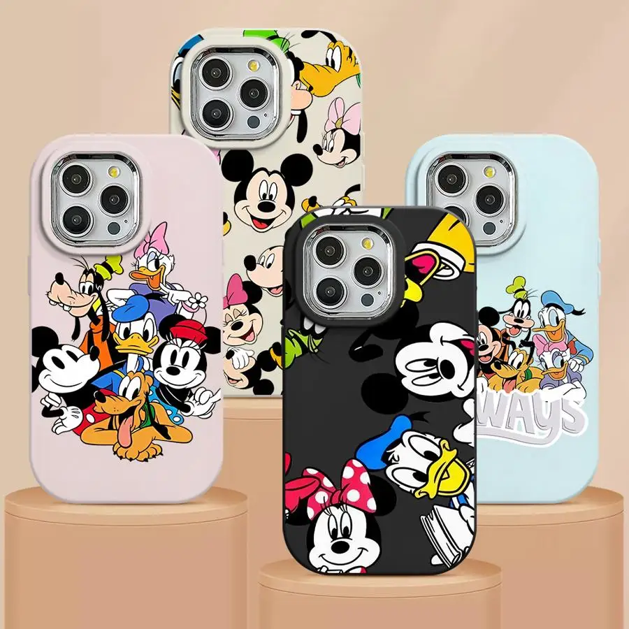 Disney Mickey Minnie Donald Duck Case for Samsung Galaxy A20 A51 A30 A50 A71 A03 A05s A04 A02 A03s A31 A10s 4G Bumper Capa Cover