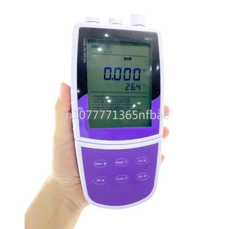 Ion range from 1.8 to 35500ppm, digital portable chloride ion measuring instrument