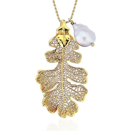 Sufi Design Real Leaf Pendant