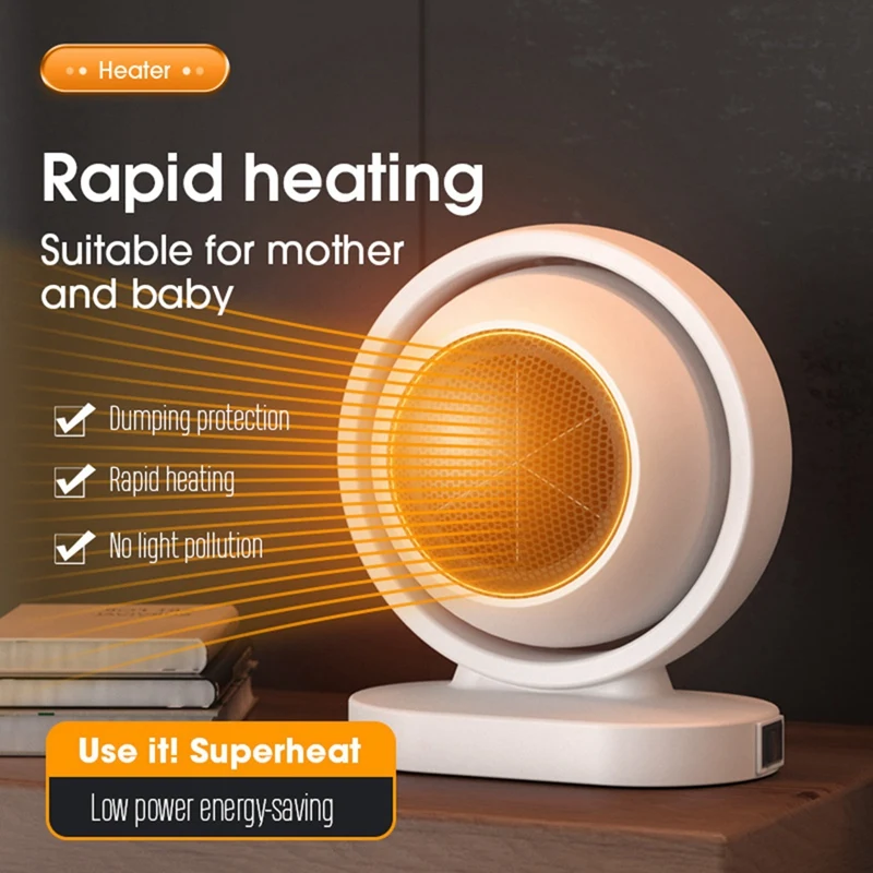Chauffage électrique domestique pour chambre à coucher, chauffage intelligent d'hiver, économie d'énergie, isolation sûre à long terme, prise US