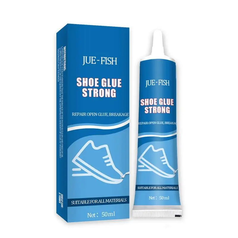 Shoe Repair Glue 50g Sneaker Glue Sole Repair Professional Grade Quick Dry Low Odor Low-Temperature Resistant Glue For Sports