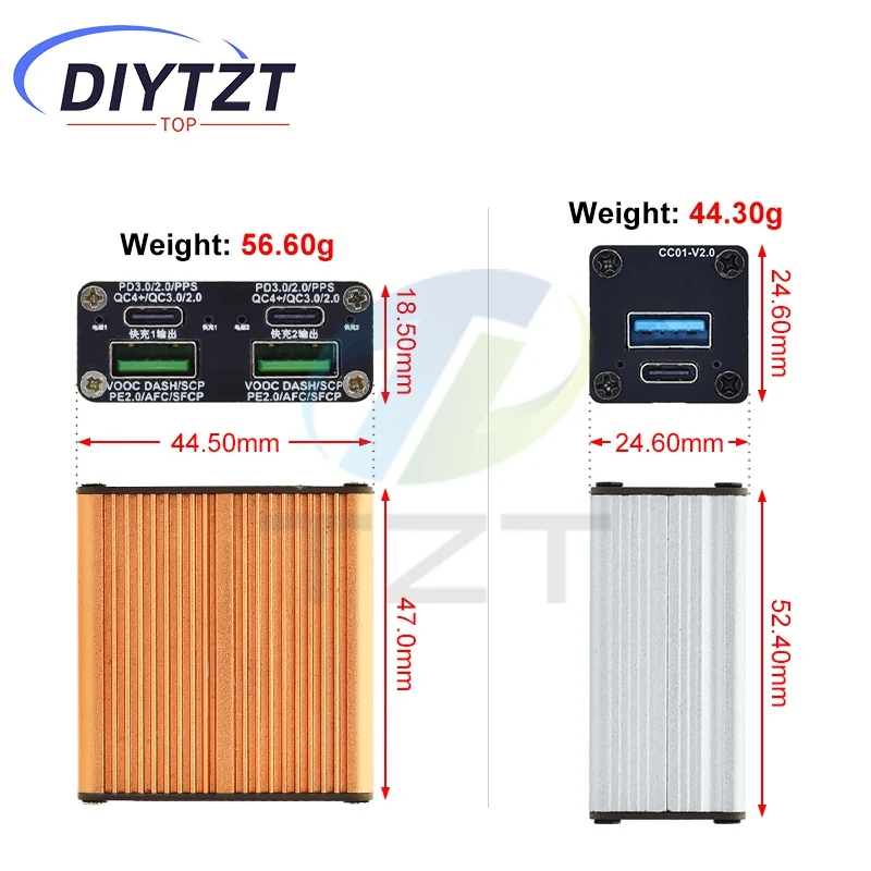 PD140W Moederbord Volledig Protocol Eenkanaals Dual-Channel Snel Opladen Desktop Charger Module PD QC AFC FCP VOOC Ondersteuning