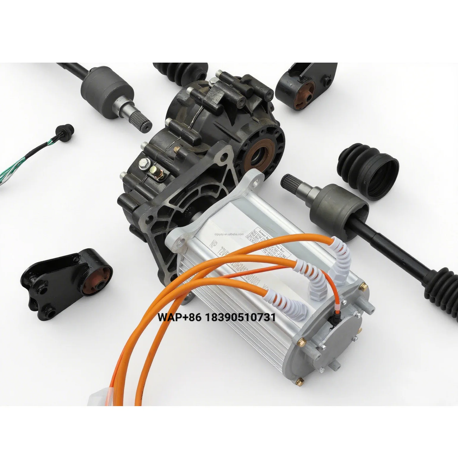 Kit de Conversión para Mototaxi Eléctrico Bajaj RE, Motor de CC de 5KW 72V, Soluciones Inteligentes para Vehículos Eléctricos
