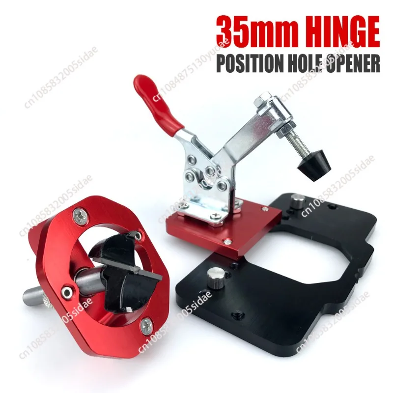 35MM Professional Cabinet Hinge Fixture Suitable For Door Cabinet Install Hole Drilling Guide Locator Portable Woodworking Tools