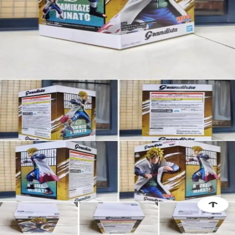 

Оригинальный Bandai Namco Banpresto Naruto shippuden Grandista Namikaze Minato, новая и нераспечатанная фигурка, модель, коллекционная игрушка в подарок
