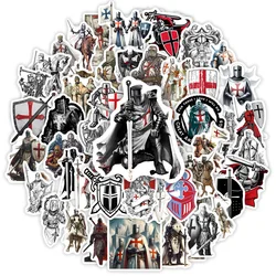 Crusader Templar Knight Stickers Art DIY Gift Kids Toy Decal for Laptop Phone Scrapbook Luggage Decorative Bottles Waterproof