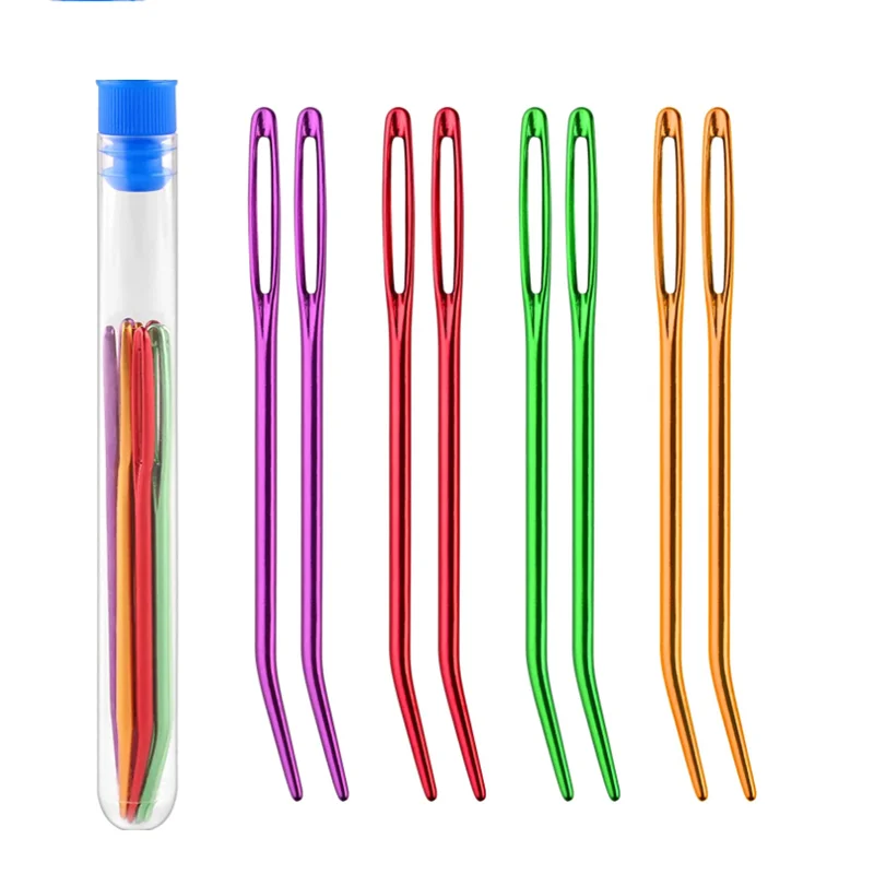 

Knitting Yarn Needle Set Bent Tip Tapestry Needles for Yarn Large Eye Blunt Needles for Hand Sewing Knitting Crochet