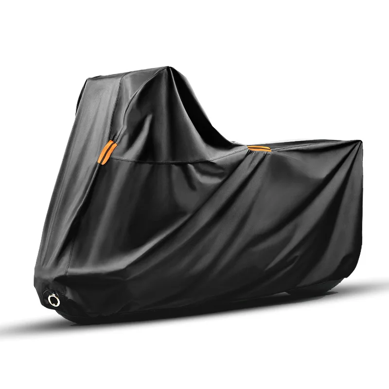 

Waterproof Motorcycle Cover with Silver Coating 210D Outdoor Rain Dust Protect Bike E-Bike Scooter All Weather