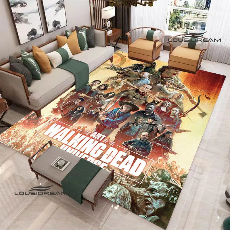 The Walking Dead 3D Printed Carpet Non -slip carpet Living Room Bedroom Carpet area rug Photography Props Birthday Gifts