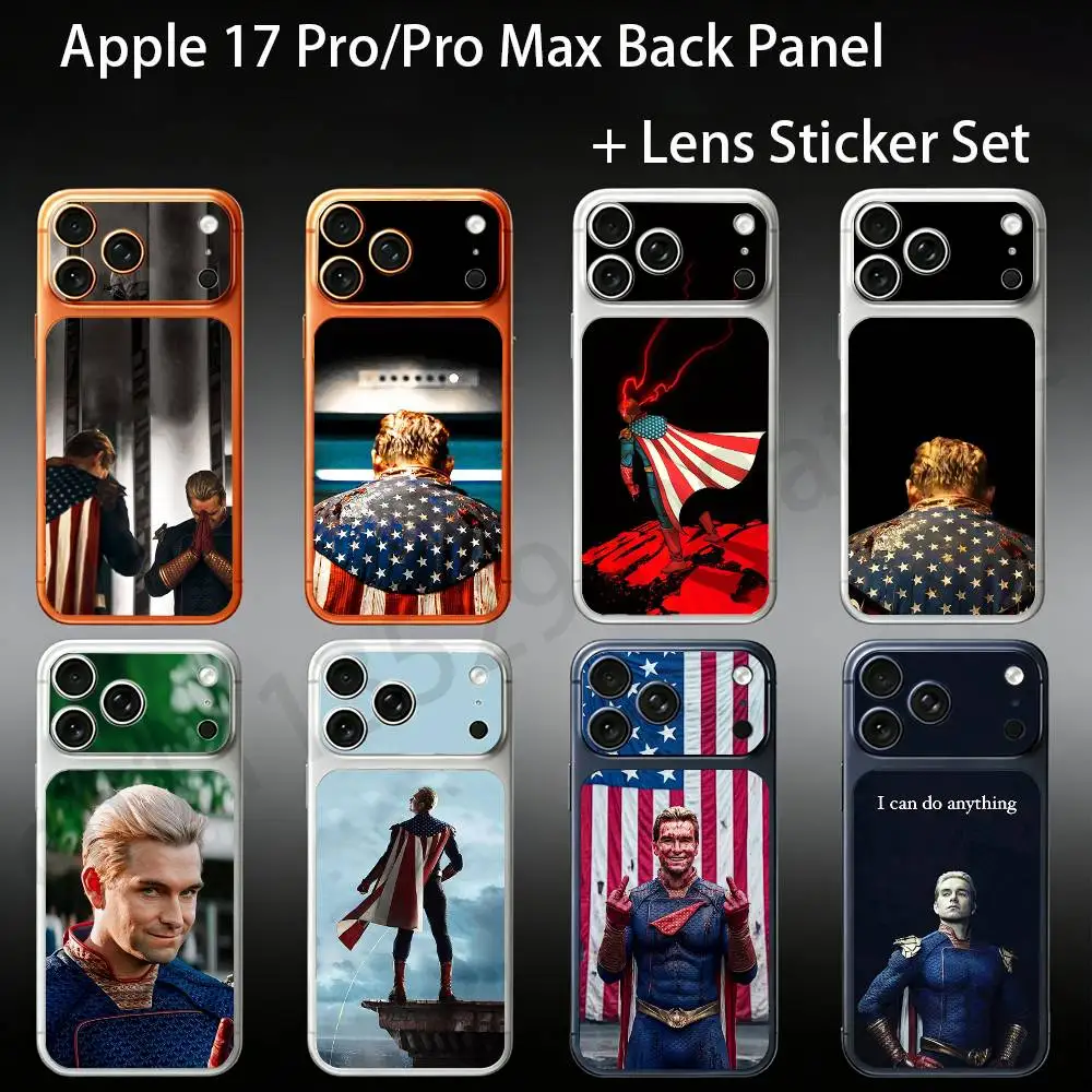 Homelander the B-boys COOL For iPhone 17proMax/17pro Full Cover Decal Skin Wrap Colorful Rear Protective Sticker Film