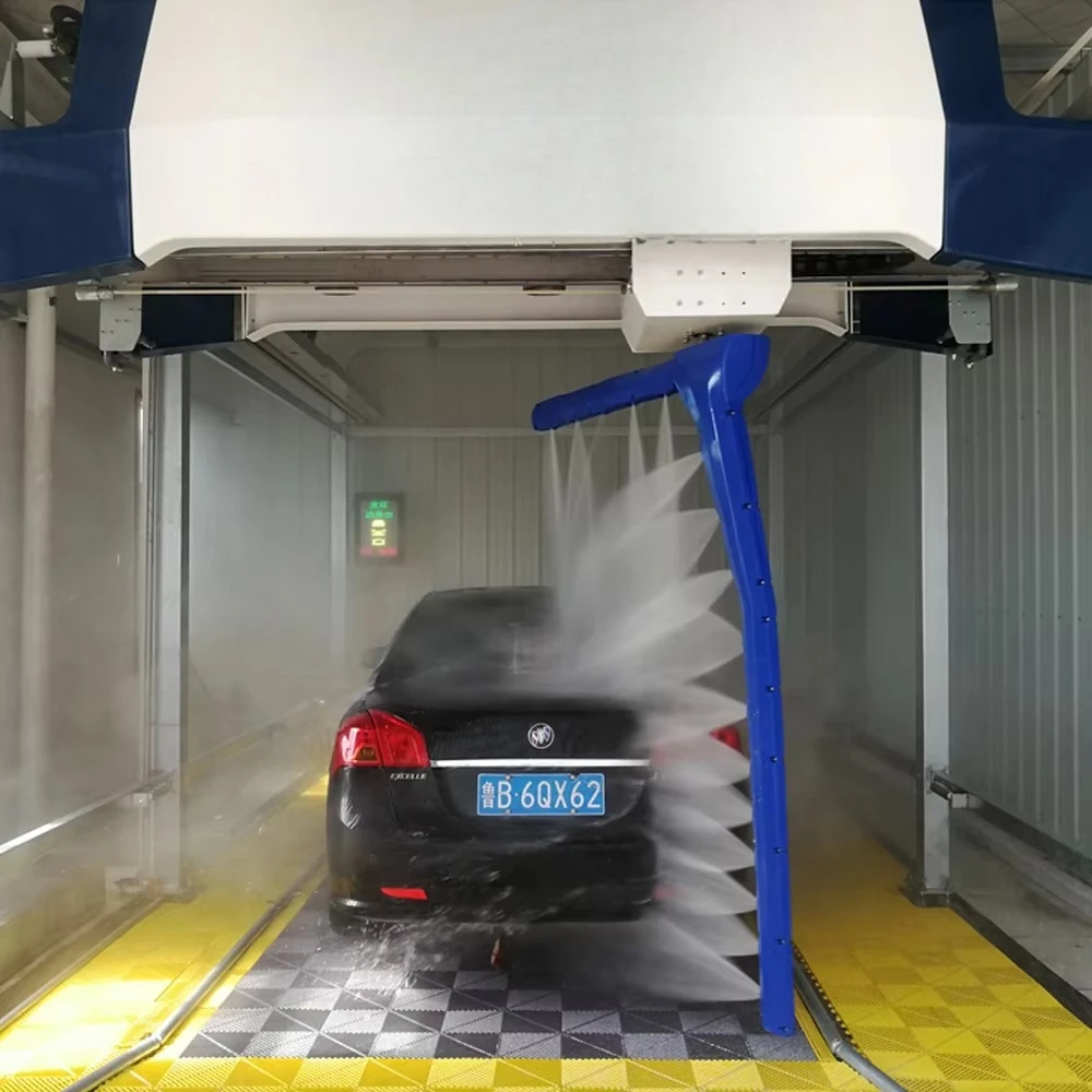 Full Automatic Touch-Free Car Wash Non-Contact Brushless Deep Cleaning High Pressure Fast 165L Water Use Electric Power