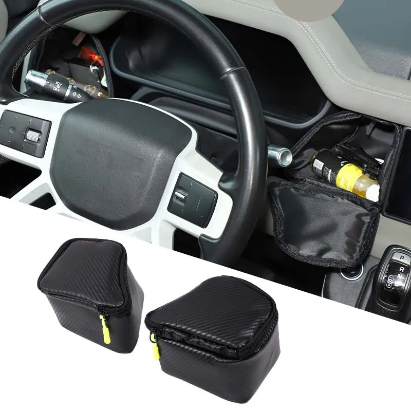 

For Land Rover Defender 2022-2025 Soft Carbon Fiber Car Inner Door Panel Decorative Strip Trim Sticker Accessories