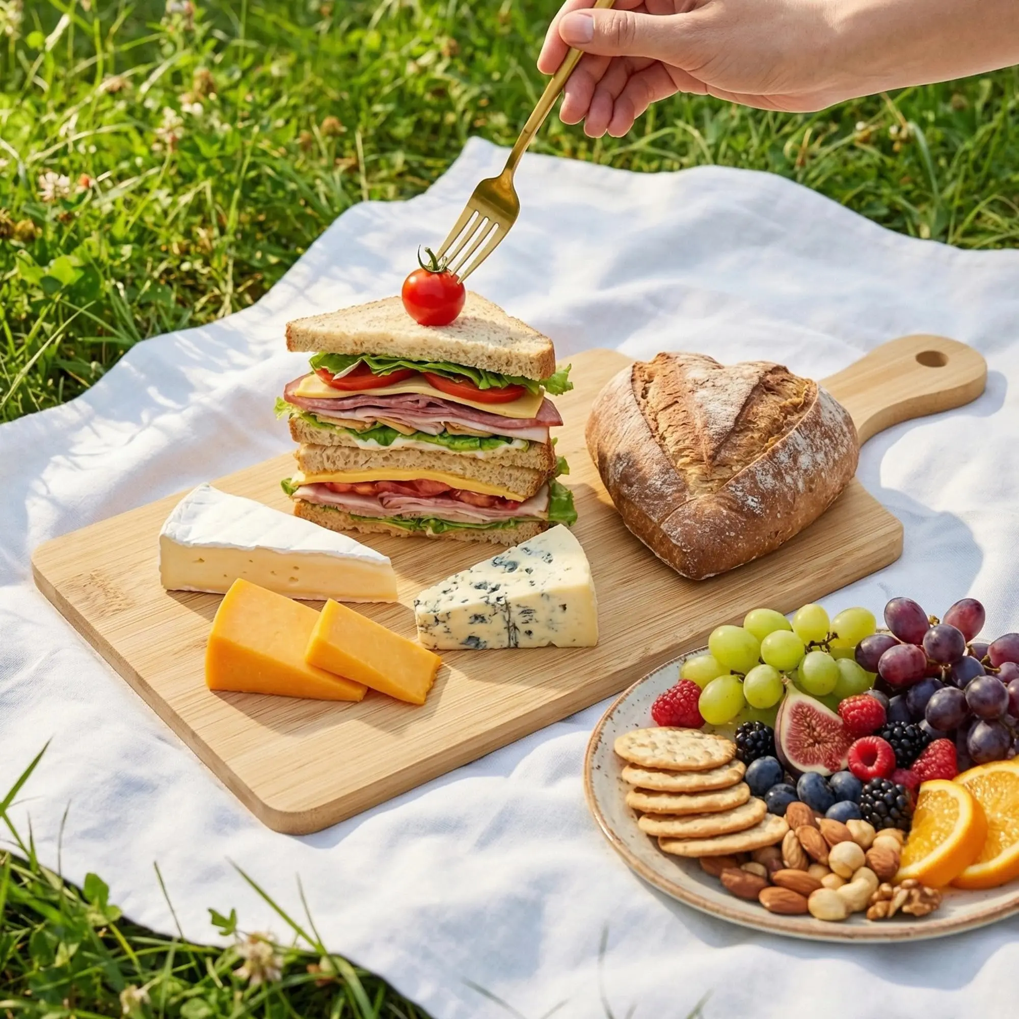 Camping Cookware Bamboo Cutting Board Set 12 Pack Wooden Camp Chopping Boards With Handle For Outdoor Cooking BBQ Picnic 11 x 5