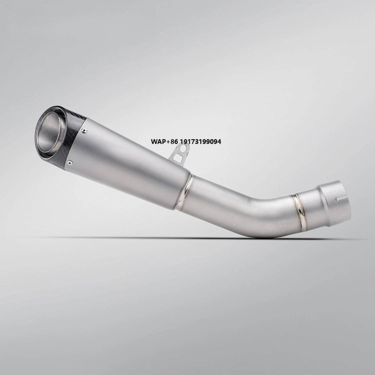 ZX-10R Motorcycle Exhaust Retrofit/Upgrade Titanium Alloy Integrated Middle Tail Carbon Tip Muffler New