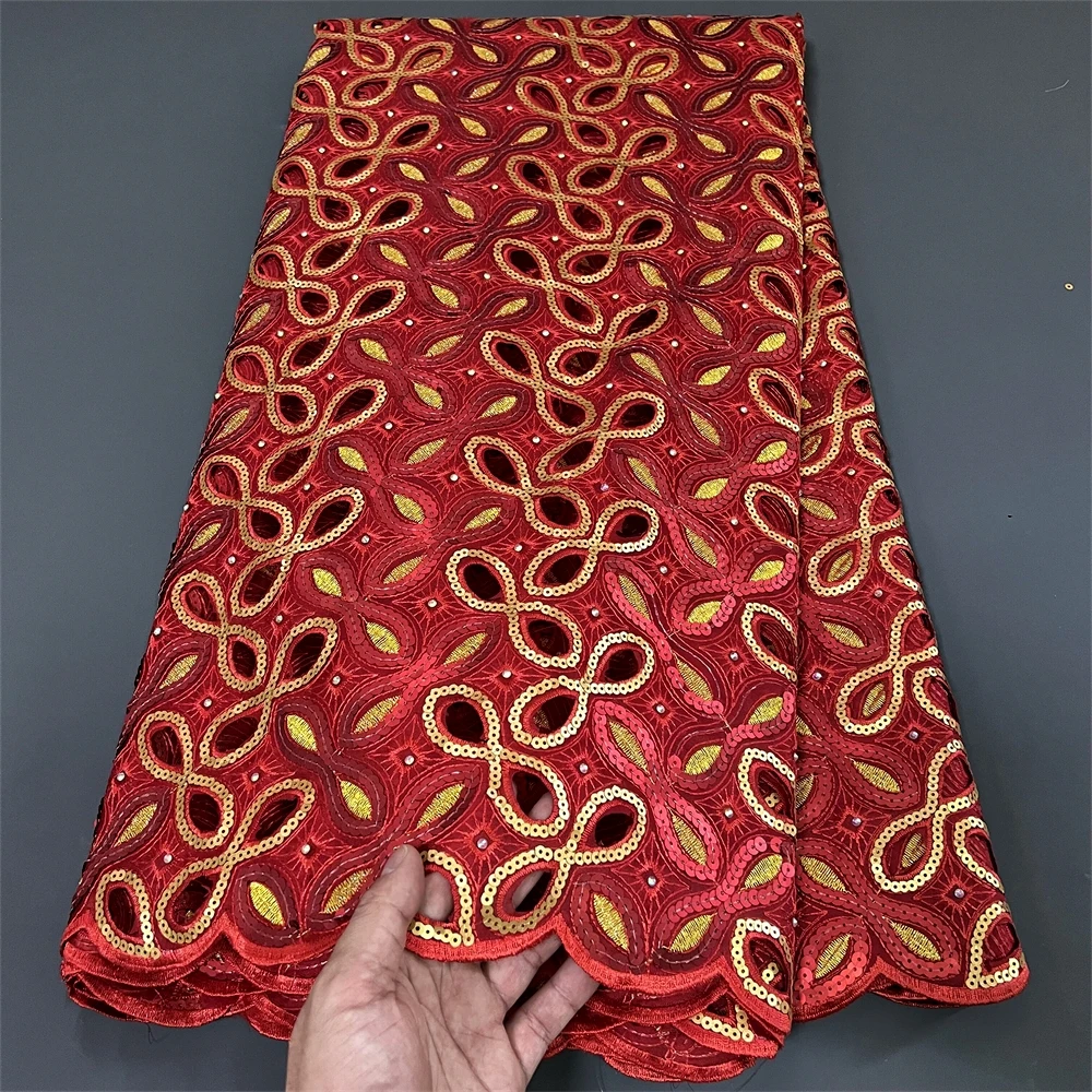 

African Nigerian Tulle Lace Fabric, , Guipure Party Gown, Organza Embroidery,Brocade Jacquard Dress, High Quality, 5Yard, PS0017