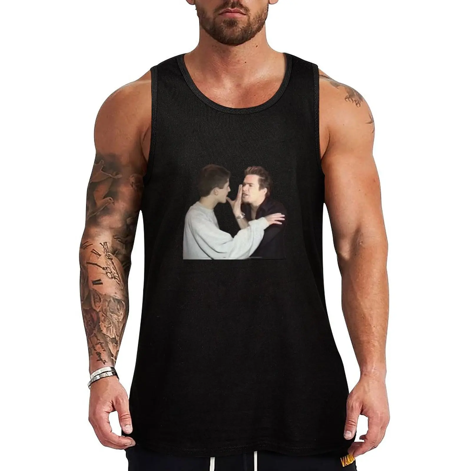 

mark mcgrath vs kid - the clap - cody ko noel miller sugar gay Tank Top Bodybuilding Tank Top Sleeveless Gym Fitness Shirt