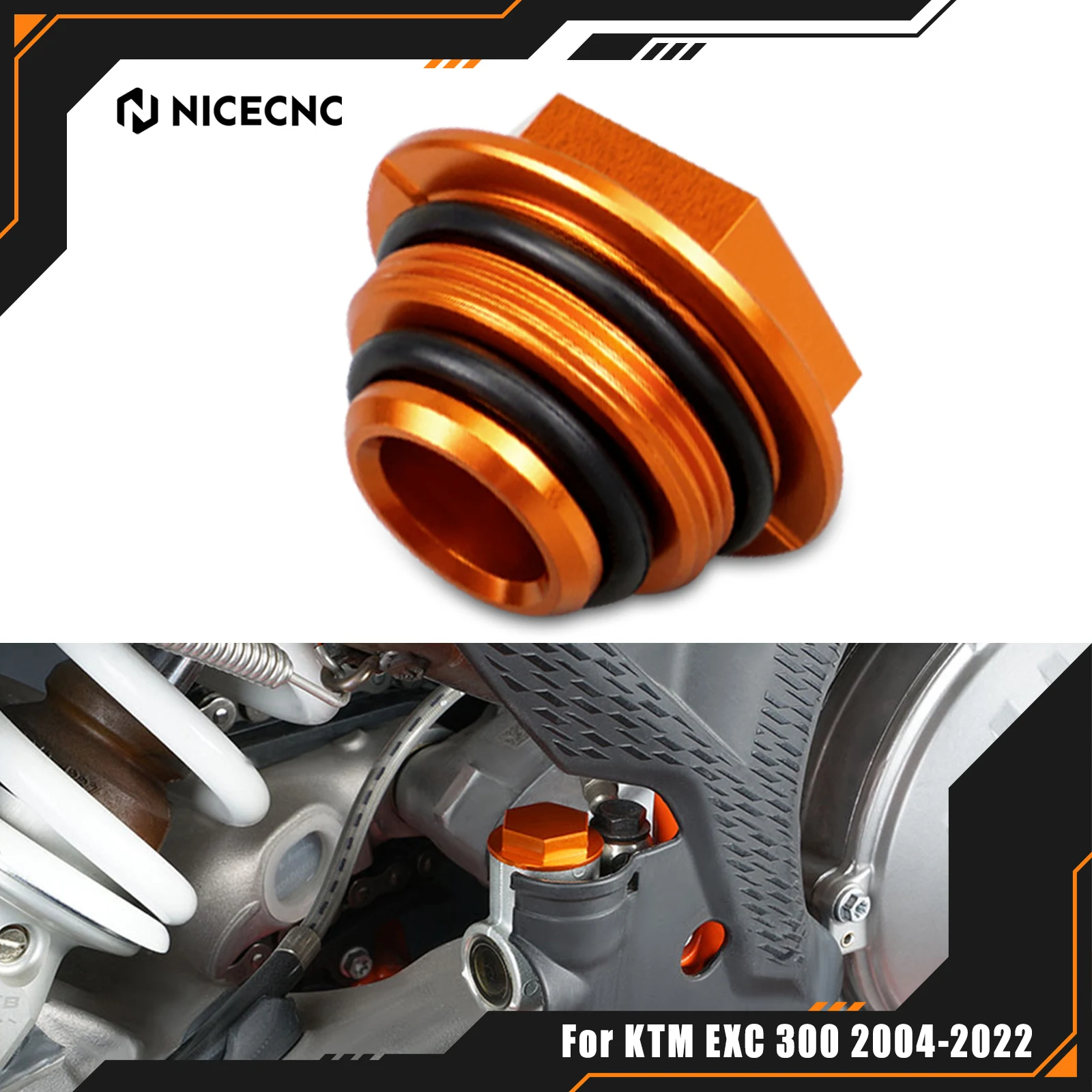 For KTM EXC 300 2004-2022 EXC 250 EXCF 350 EXC 450 SX 125 SXF 250 SXF 450 XC XCF XCW TPI Six Days Rear Brake Reservoir Cap