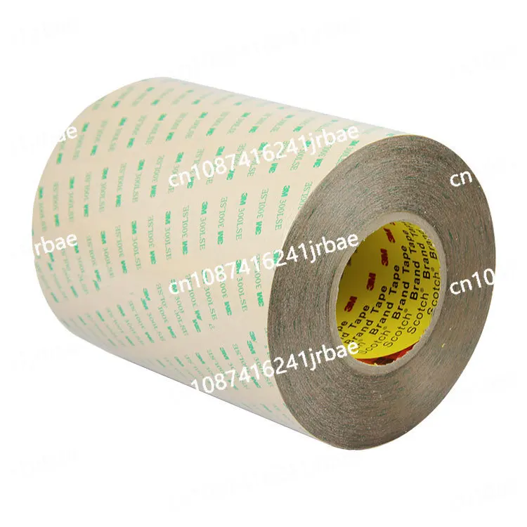 3M 9495LE Adhesive Transfer Tape - 12 in. x 180 ft. Double Coated Polyester Tape Roll with 300LSE Laminating Adhesive. Sealants