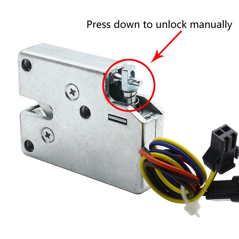 Piccola serratura della porta dell'armadio DC5V12V mini serratura elettrica armadio di stoccaggio serratura elettromagnetica scatola espressa serratura elettronica serratura del cassetto