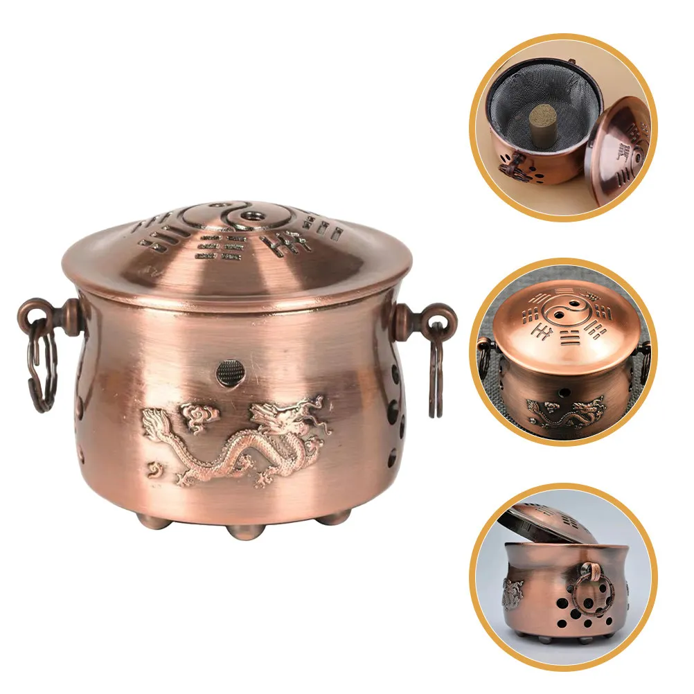 

Portable Moxa Box Metal Moxibustion Scraping Pot Thick Wall Moxibustion Burner Household Massage Tool Safe Comfortable Moxa