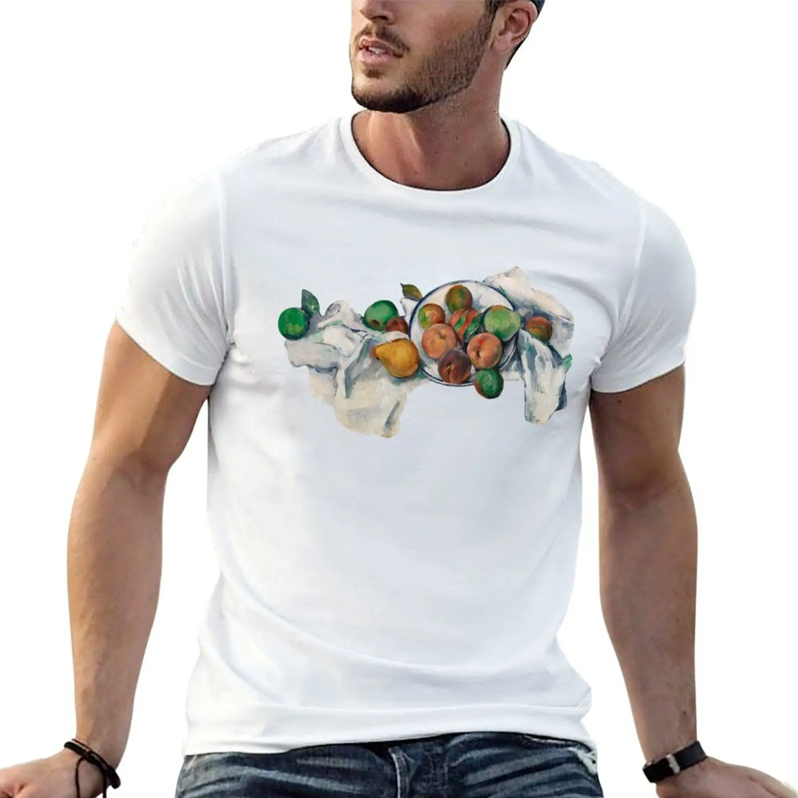 Paul Cézanne - A Table Corner T-Shirt Plus Size Solid Color T-Shirt
