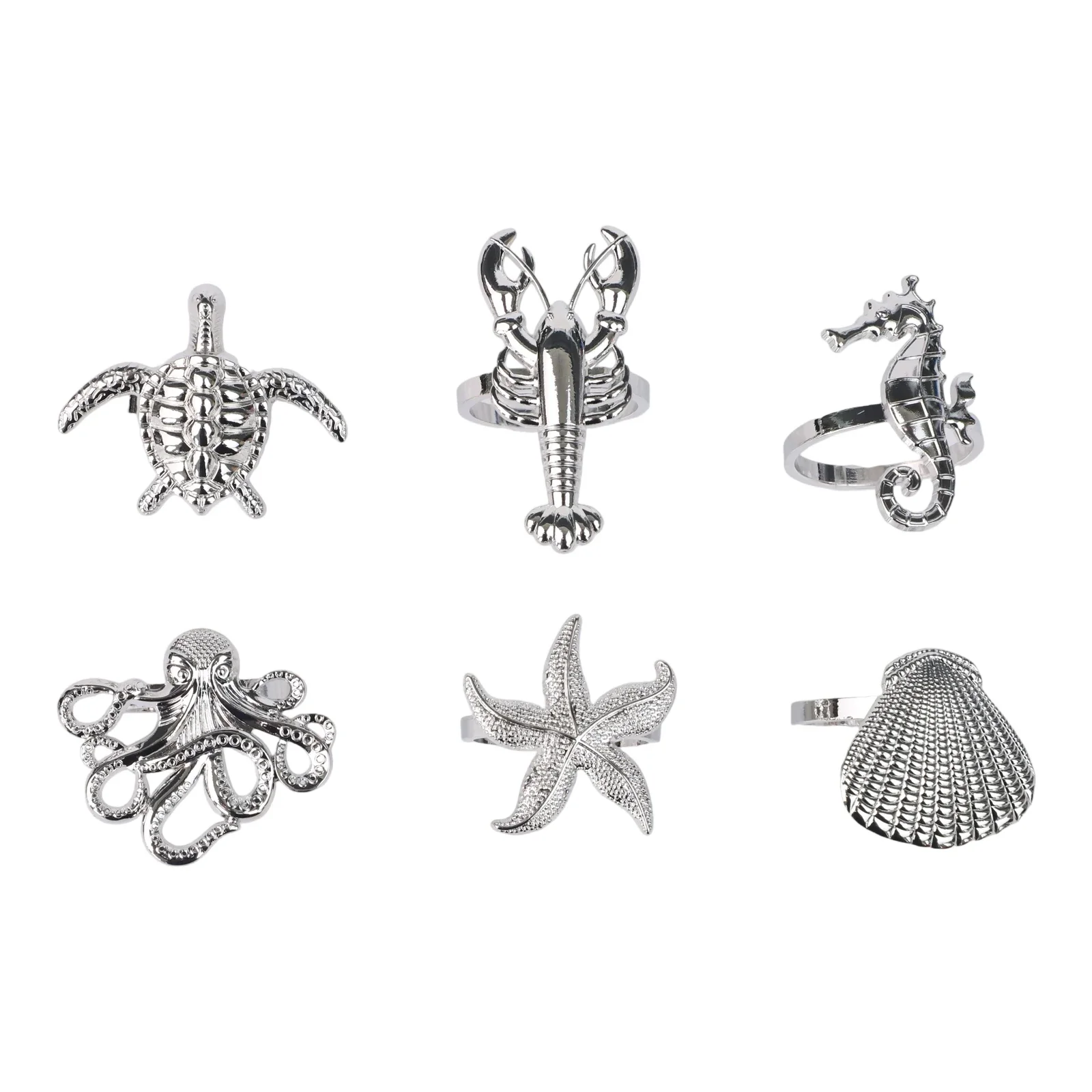 As Shown Marine Decor Dinner Accessories Long-lasting Use Sturdy Metal Construction Suitable For Family Gatherings