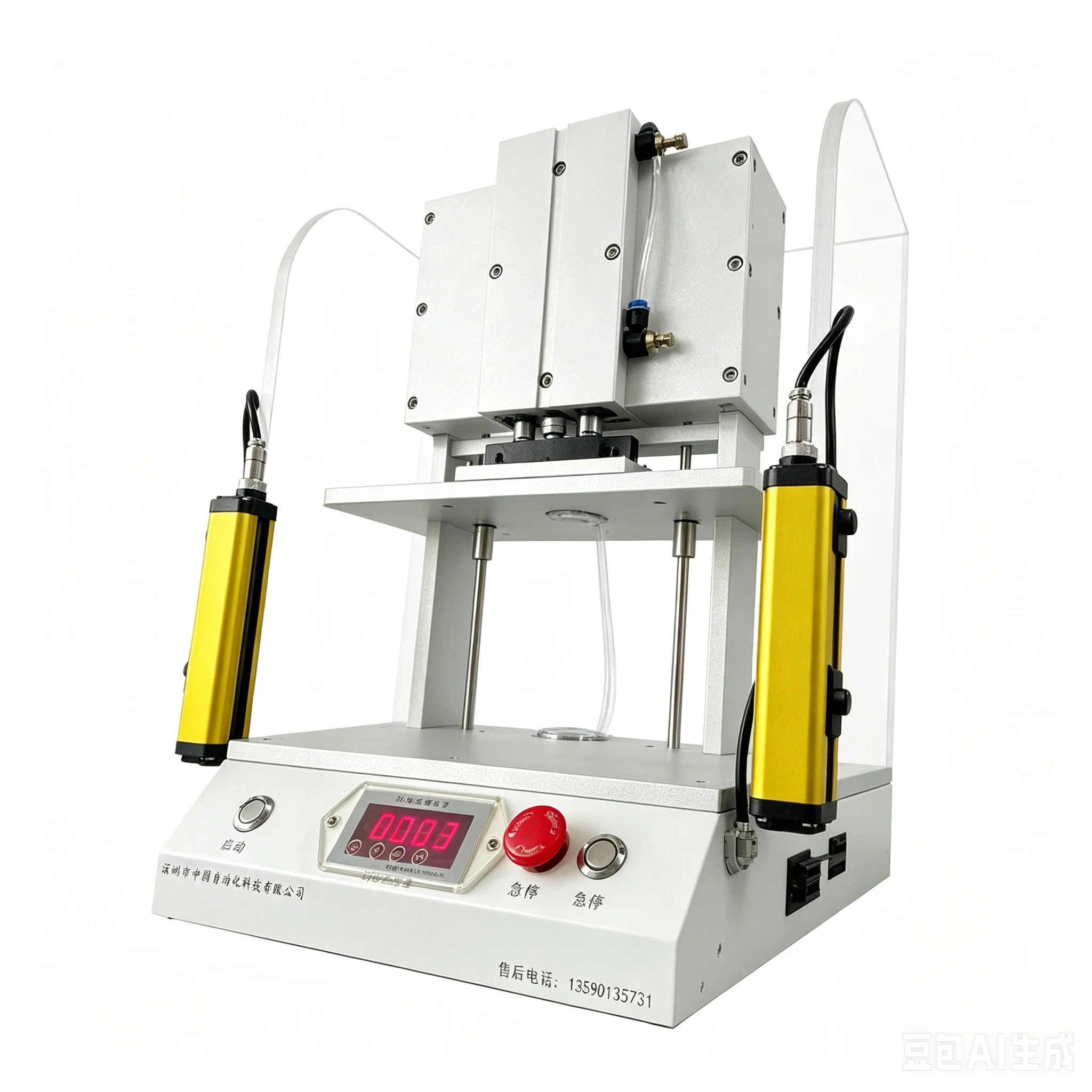 High Stability  Easy Maintenance Pneumatic Press Machine with Porous Worktable for Custom Fixtures