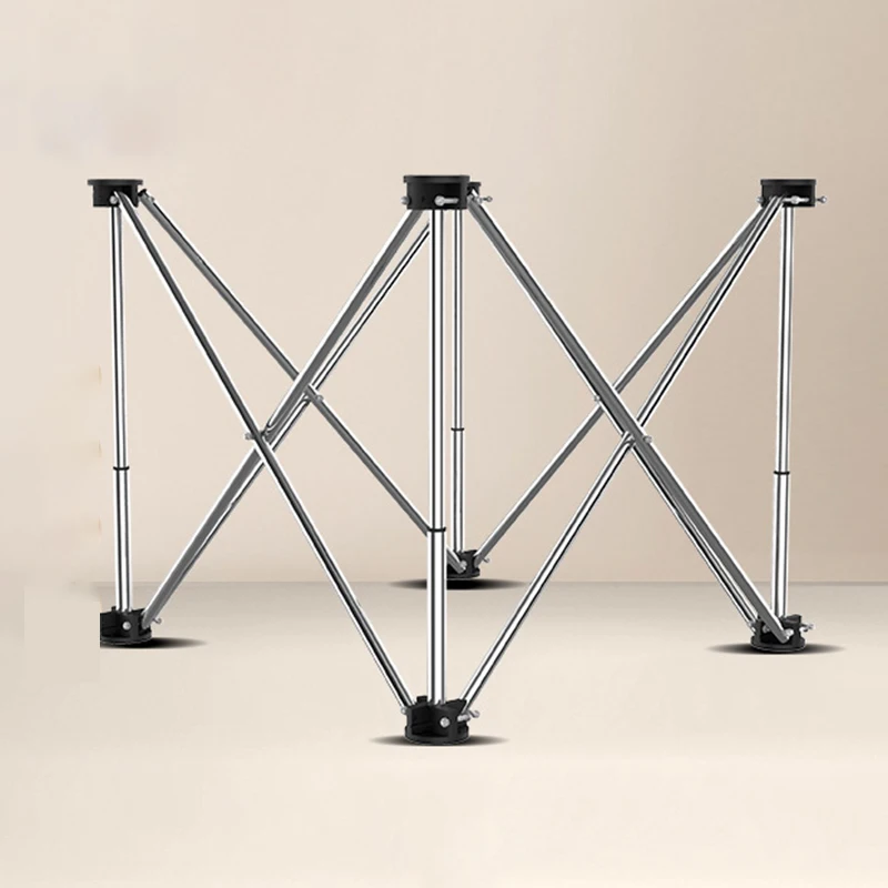 Worktable Bracket Foldable 60cm High Spider Leg Portable Stainless Steel Telescopic Bracket Woodworking Versatile Folding Table
