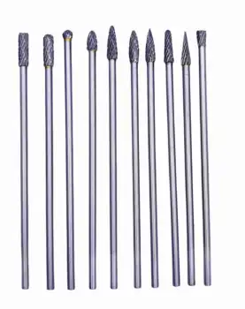 1 قطعة 3x4x100 مللي متر لدغ كربيد التنغستن 3 مللي متر روب ل مطحنة دريمل طحن قطع أدوات دوارة