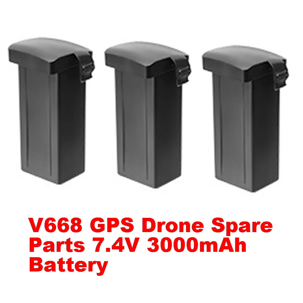 V668MAX Obstacle Avoidance Foldable Drone V668PRO Brushless RC Quadcopter V668 7.4V 3000mAh Battery Original Accessories 3PCS