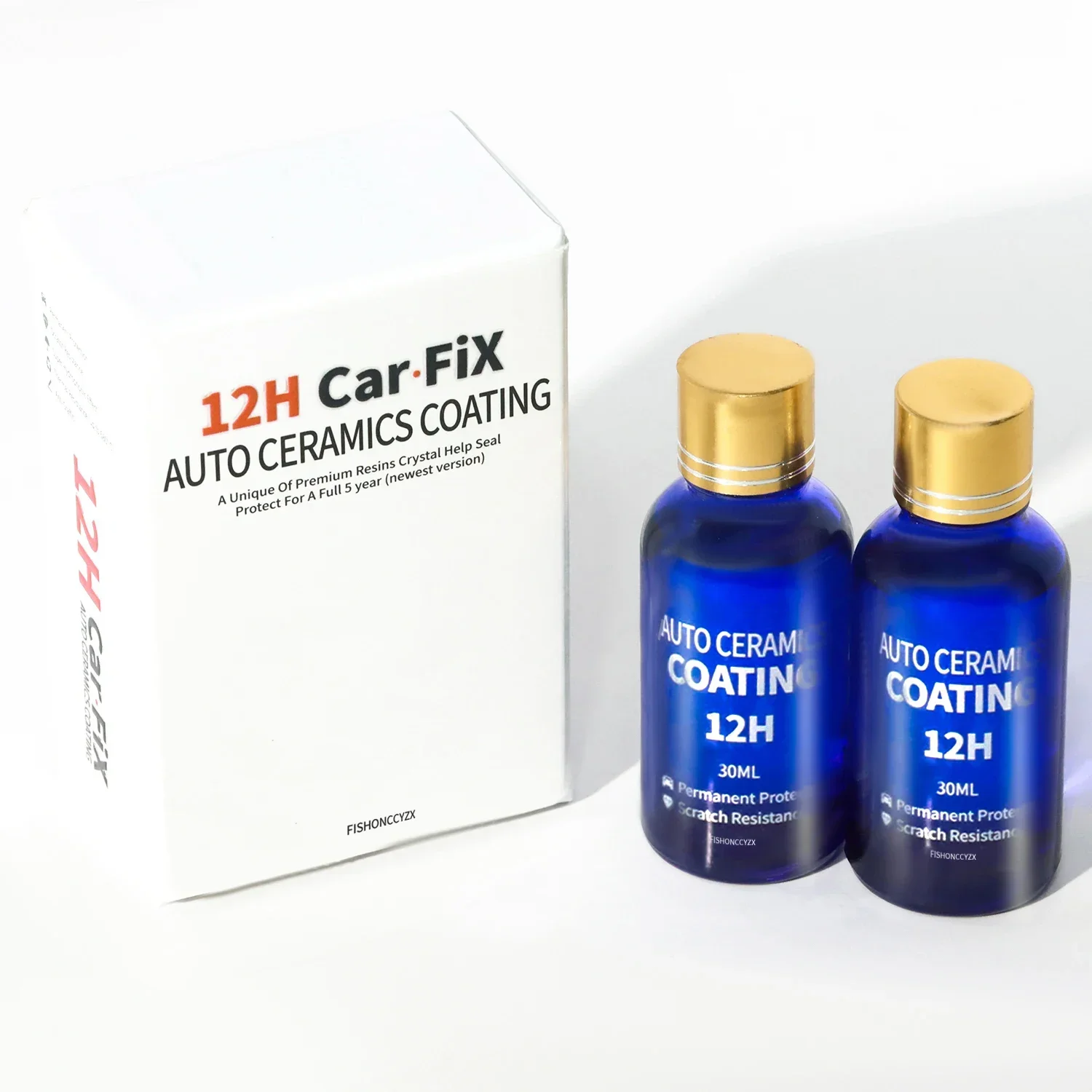 2 قطعة 12H طلاء السيارة تلميع الشمع المضادة للخدش حماية الطلاء 5 سنوات ضمان لامع إطالة Paintworks السيراميك الزجاج