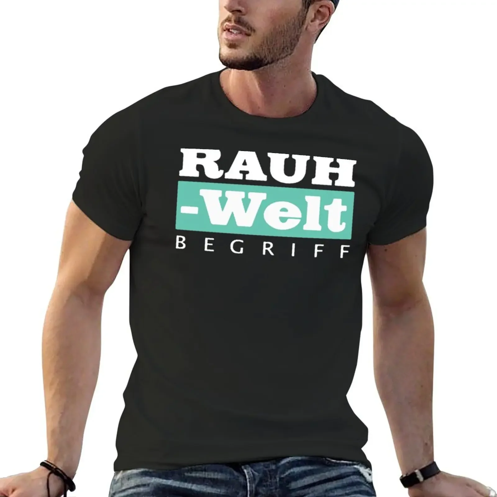 Minty Mint RWB Rauh Welt Begriff Logo T-Shirt street wear vintage graphic tee anime men graphic t shirts