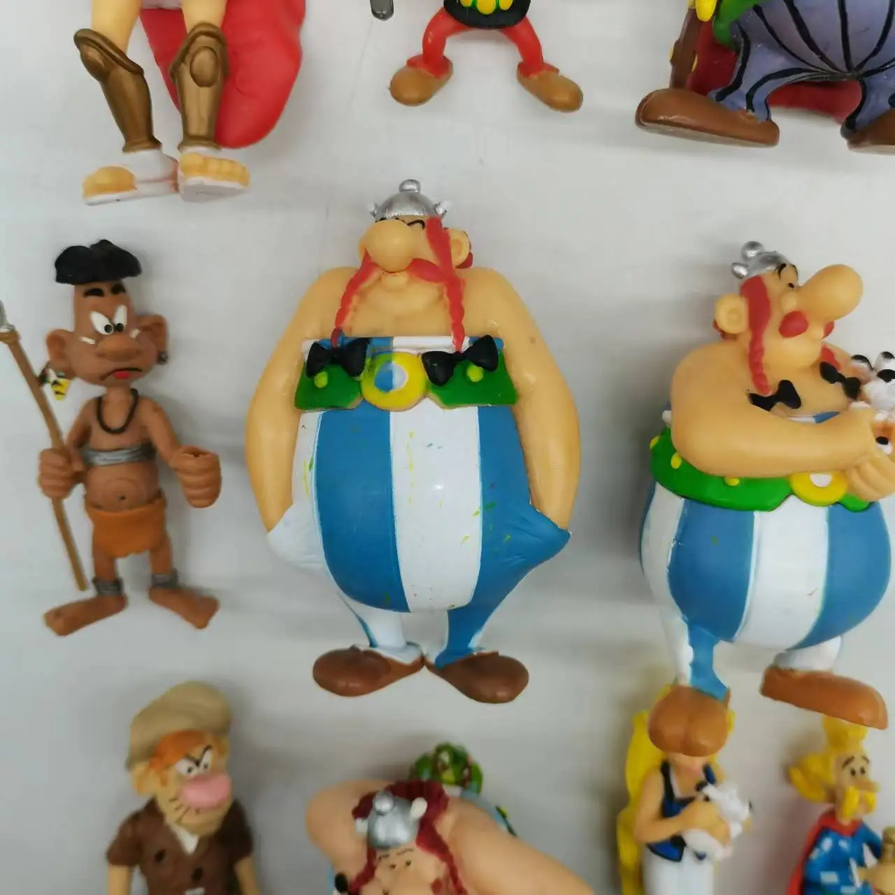 Asterix Obelix Falbala and Idefix PVC Cartoon Mini Figure Toy Kids Doll Figure PLASTOY Gift Model Present Loose No Box
