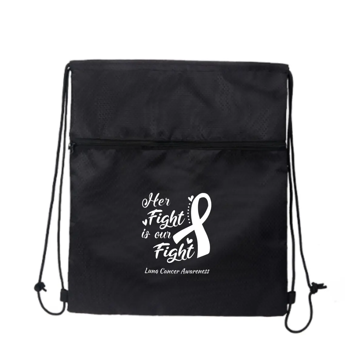 

Рюкзак Fight Ribbon Art на шнурке, унисекс, школьная спортивная сумка для спортзала