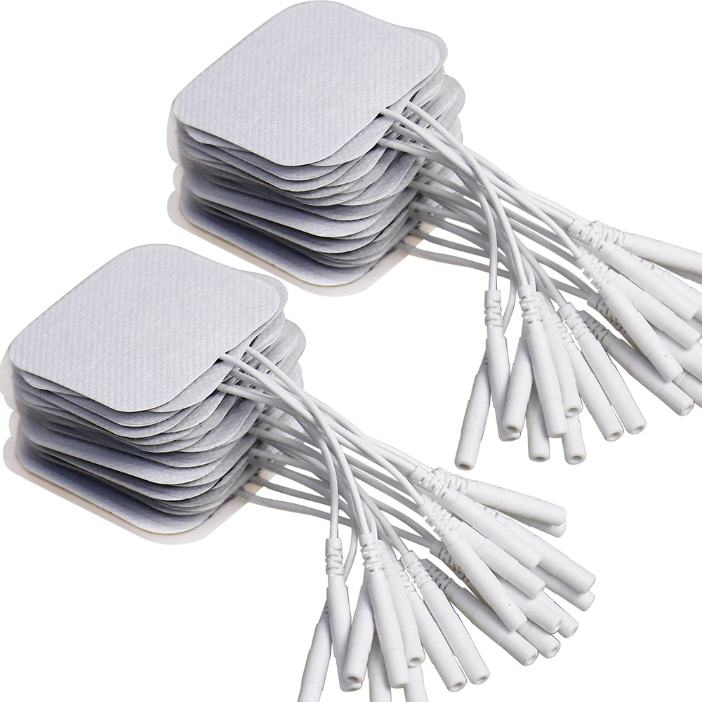 

10/20pcs Electrode Pads TENS Unit Pads Reusable Latex-Free Replacement Pads Self Adhesive Pads for Tens Digital Machine