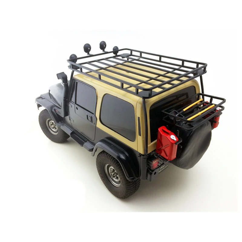 Tamiya-juguetes de coche de Control remoto a escala 1/10, chasis YJ Wrangle, cuerpo duro Rc Crawler, accesorios de modificación mejorados, CC01