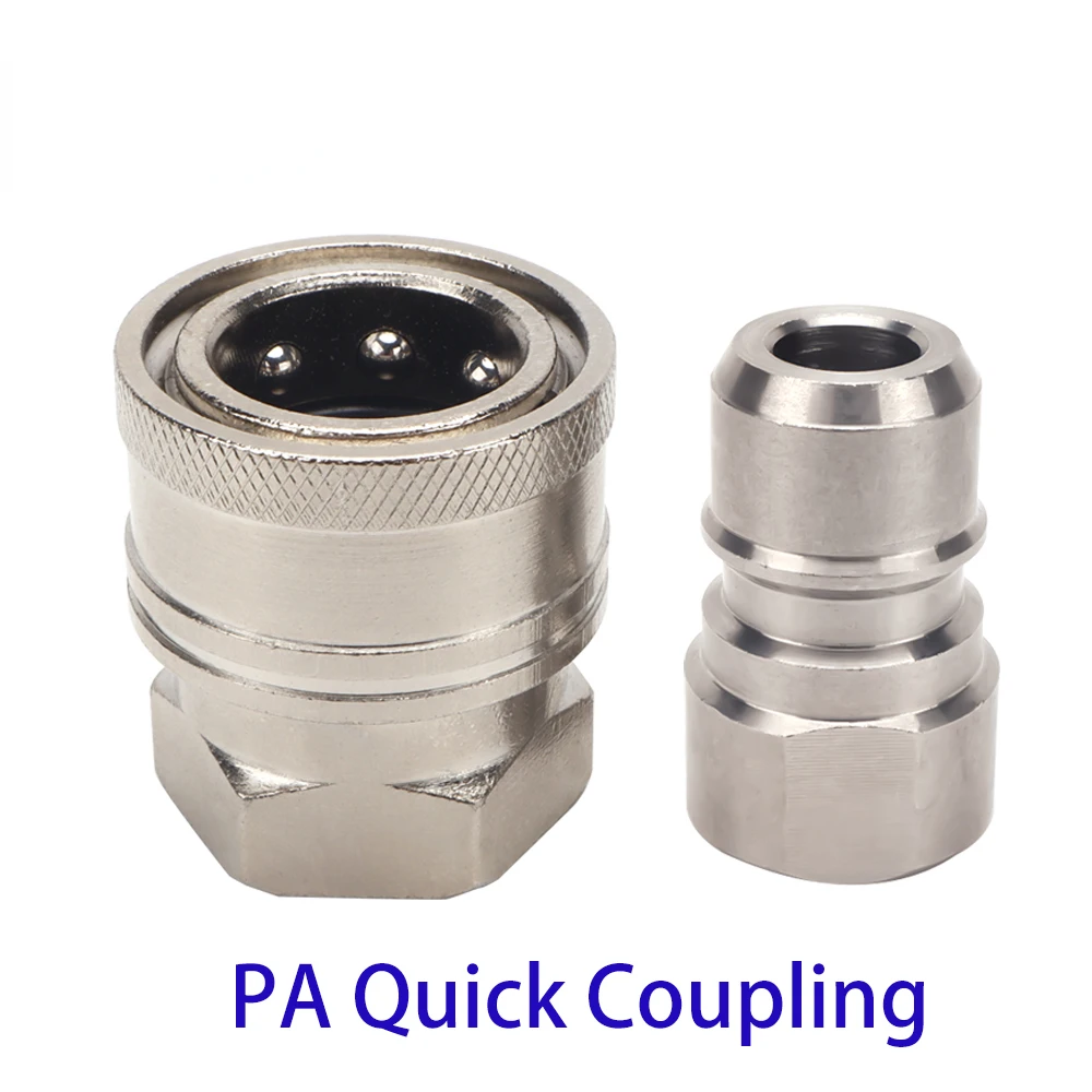 

Pressure Washer PA Quick Connector High Pressure Car Washer PA Quick Coupler Set Ball Quick Coupling