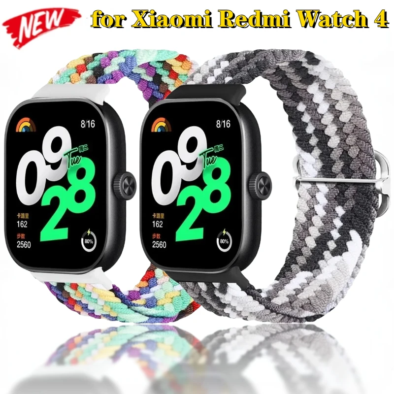 Cinturino ad anello in nylon per Xiaomi Redmi Watch 4 Comodo cinturino da polso sostitutivo per accessori per cintura Xiaomi Mi Band 8 Pro