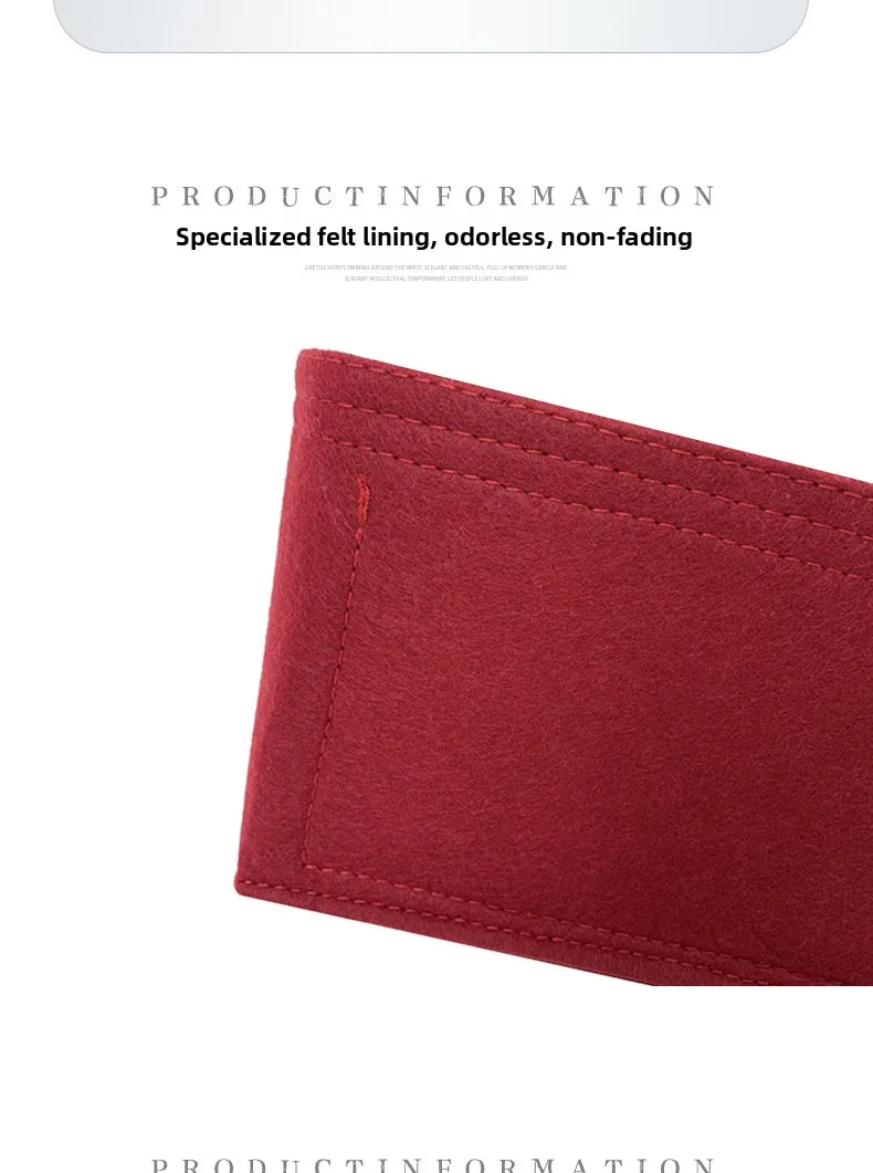 Goya Rouette Organizertas Binnenopbergetui Cosmetische tas Tote Bag Opbergoplossing Pure kleur Kubiek ontwerp Huishoudelijk orgel...