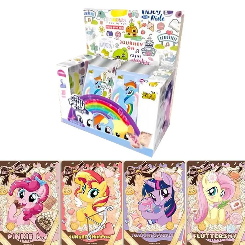 KAYOU Vol.4My Little Pony Card Friendship Forever Rainbow Bag Date Romantic Horse Festival Enjoy Your Day Anime Collectible Card