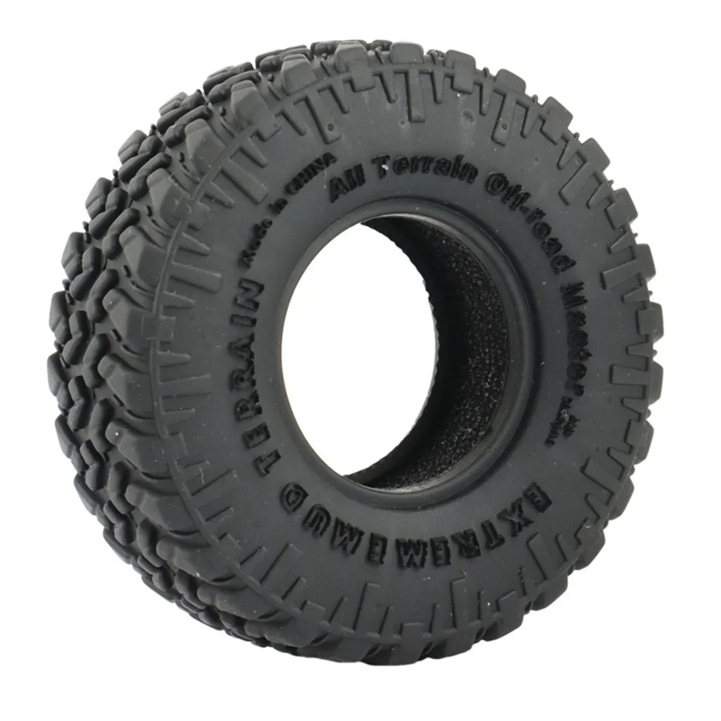 4 Stuks 1.0 "Zacht Rubber All-Terrain Wielbanden 50*20/54*23Mm Voor 1/24 Rc Crawler Auto Axiale Scx24 90081 Upgrade Banden