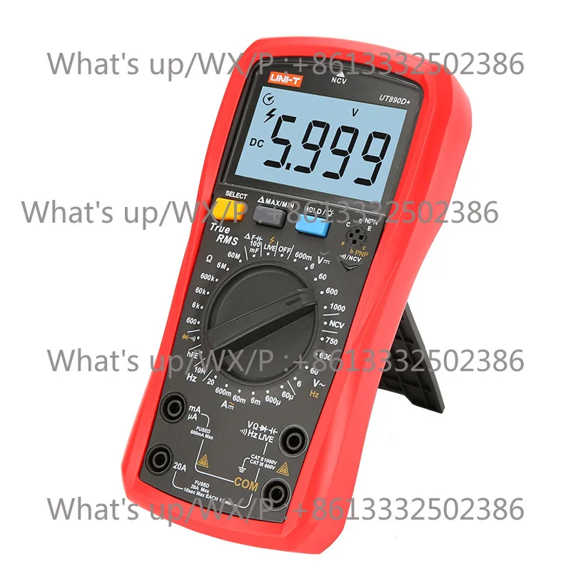 UT890D +/UT890C Voltage Meter Fire Wire, Electrical Instrumentation, Manual Digital Multimeter