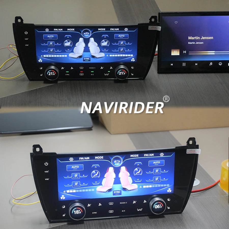 Climate Control  Air Condition For BMW 5 Series 2011-2017 HD LCD Large Touch Screen Newest Generation 10.25 Inch AC Panel Board