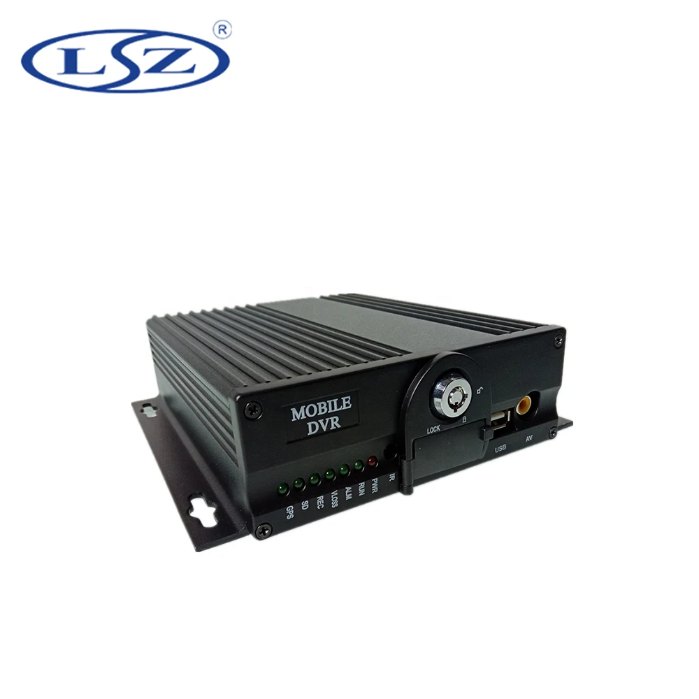 AI 4CH 1080p 4G GPS WIFI Dual SD Videoregistratore per auto Automobile Black Box MDVR Mobile Dvr per autobus taxi camion