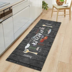 Kitchen Mat Entrance Doormat House Balcony Living Room Decoration Carpet Bathroom Door Hallway Bedroom Floor Non-Slip Foot Rug