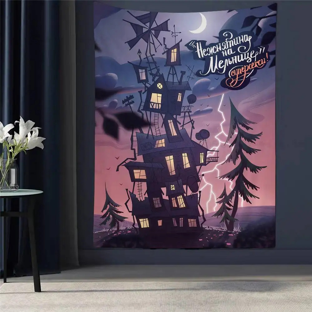 

Game HELLO N-NEIGHBOR Chart Tapestry Bohemian Wall Tapestries Mandala Wall Art Decor