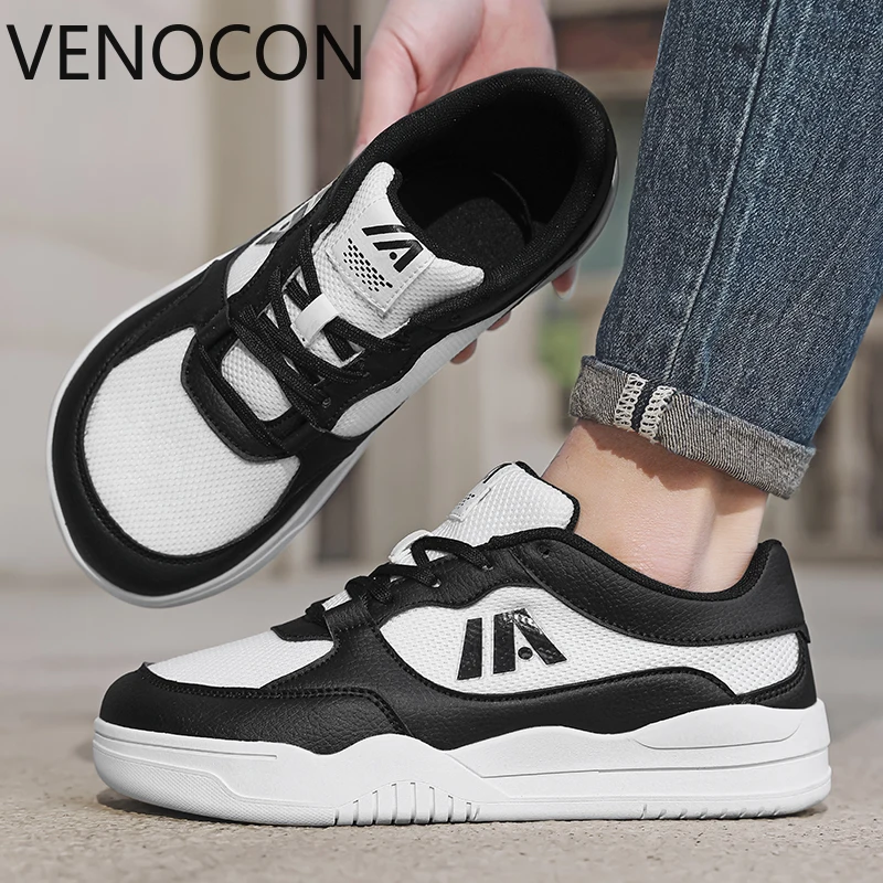 VENOCON Barefoot Friendly Transition Minimalist Fabric Breathable Upper With Ball Extra Wide Toe Box Nose Shoes Sneakers For Man